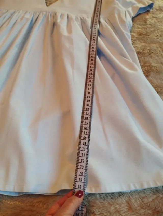 Vestido/shorts azul celeste