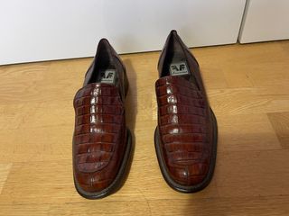 Zapatos planos Ferraris marrones mujer