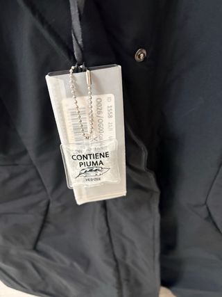 Parka plumas Yes-Zee Negra