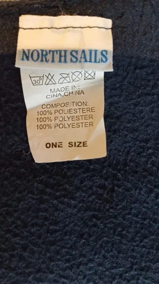 Sciarpa North Sails in pile blu