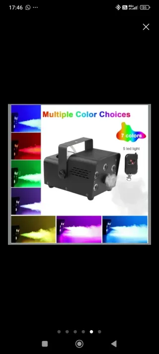 Máquina de humo LED 550W