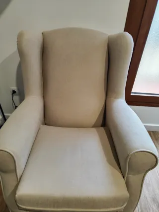 Sillón lactancia balancín beige