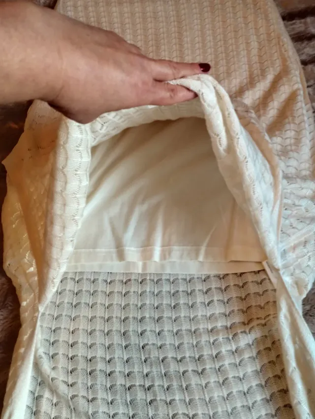 Vestido largo de verano beige