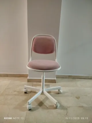 Silla de escritorio infantil rosa