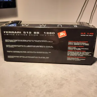 BRUMM FERRARI 512 BB 1980 1/43 LIMITED EDITION
