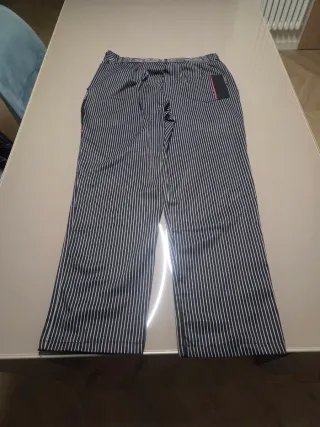 Pantaloni da cucina rigati