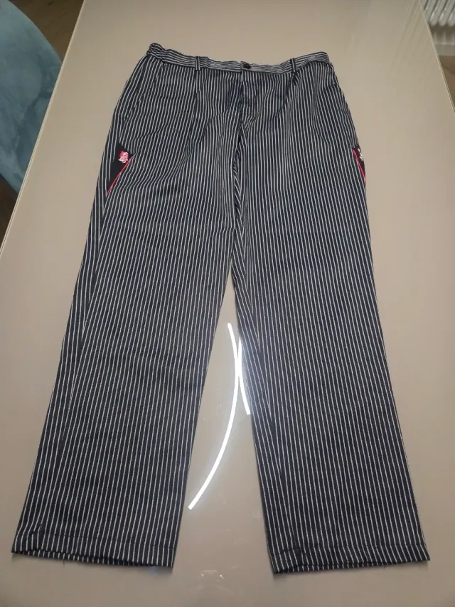 Pantaloni da cucina rigati