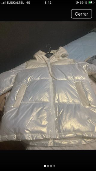 Chaquetón blanco mujer como nuevo