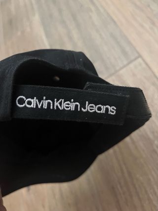 Cappellino Calvin Klein Nero Logo CK