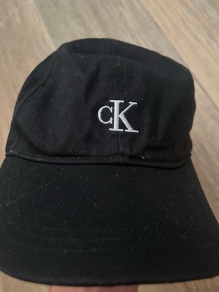 Cappellino Calvin Klein Nero Logo CK