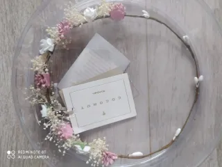 Vestido comunión niña rosa y blanco