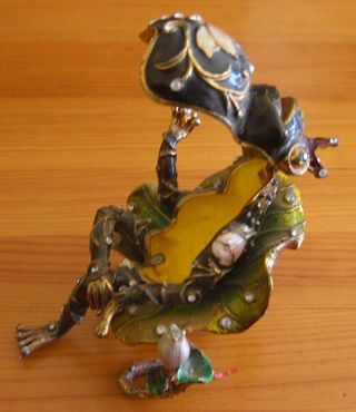 Joyero Rana Príncipe Corona