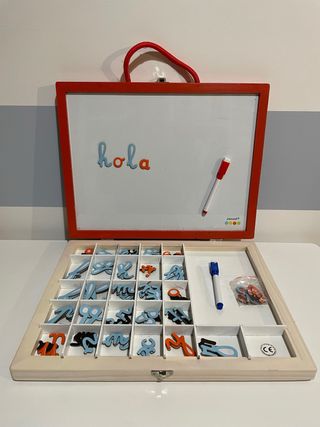 Maletín letras madera Janod