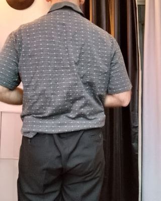 Polo Vintage Conte Toscano Made in Italy grigio M