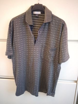 Polo Vintage Conte Toscano Made in Italy grigio M