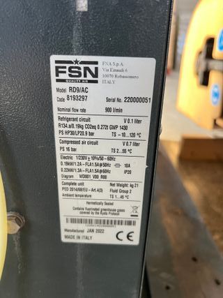 Secador de Aire Refrigerado RD