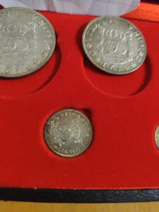 Monedas Plata Guatemala 1754 Repr en plata 999