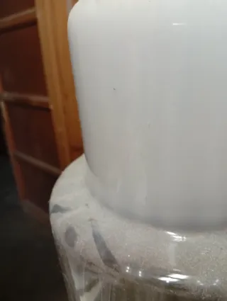 Lampadario vintage vetro e metallo