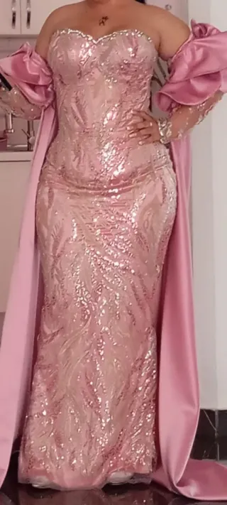 Vestido de fiesta azul/teal