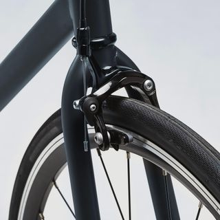 Bicicleta Fixie Elops 500  Gris Carbono