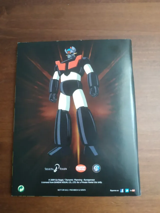 Mazinger Z Edición Impacto Blu-ray + Libro