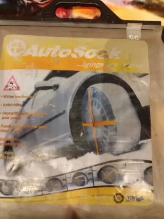 Cadenas Nieve Tela AutoSock Talla 66