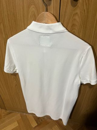 Polo Hollister Blanco Talla S