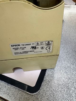 Impresora Epson Beige modelo TM-U950P