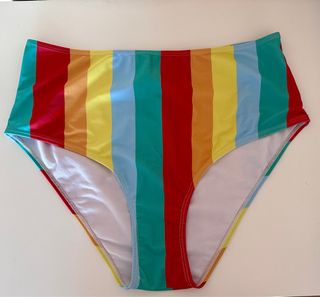 Braga bikini rayas arcoíris Talla XXXL