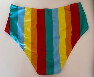 Braga bikini rayas arcoíris Talla XXXL