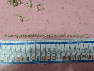 Bracciale anni '70 maglia bizzantina