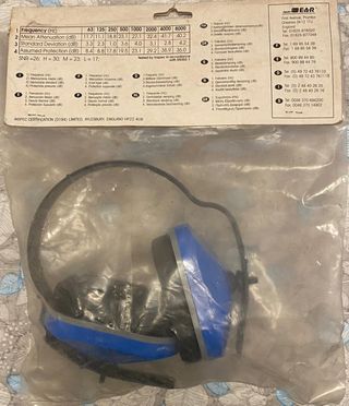 Cuffie antirumore E-A-R Modello 4000 Blu