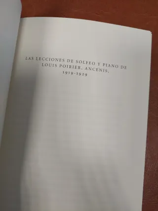 Lecciones de solfeo y piano