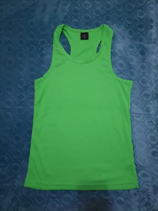Camiseta tirantes verde XXL