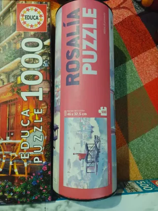 Lote 4 Puzzles Educa 1000 y 500 piezas