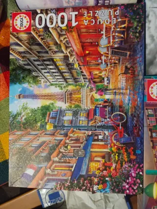 Lote 4 Puzzles Educa 1000 y 500 piezas