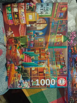 Lote 4 Puzzles Educa 1000 y 500 piezas
