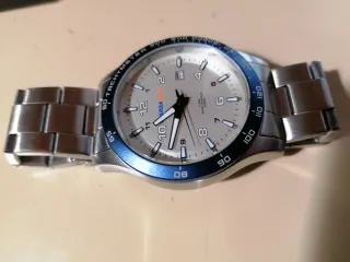 Orologio SPARDABANK Uomo Blu e Argento