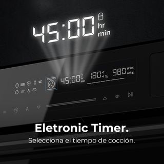 Horno Integrable Bolero Hexa MWS704500 Glass Black