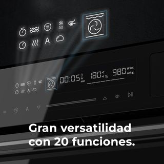 Horno Integrable Bolero Hexa MWS704500 Glass Black