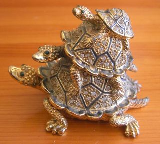 Joyero Tortuga con Cristales