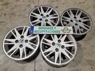 JUEGO DE LLANTAS PEUGEOT 207 15 PULGADAS 4X108