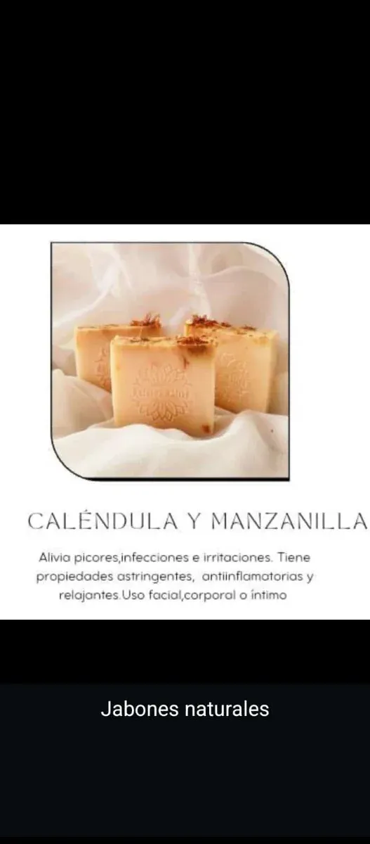 Jabones Artesanos Caléndula y Manzanilla