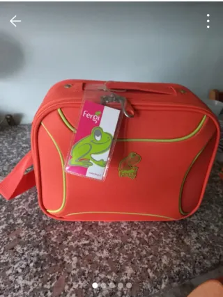 Beautycase da viaggio arancione