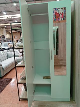 Armario 2 puertas con espejo