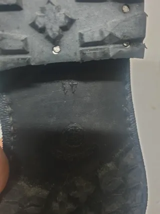 Anfibi militari n.43 marroni e neri