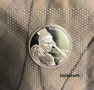 Moneta 20 Fr. Roger Federer