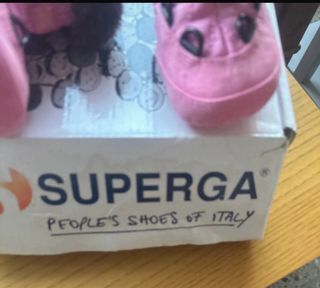 Stivaletti Superga rosa n. 20