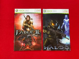 Caja doble Fable II / Halo 3 Microsoft Xbox 360