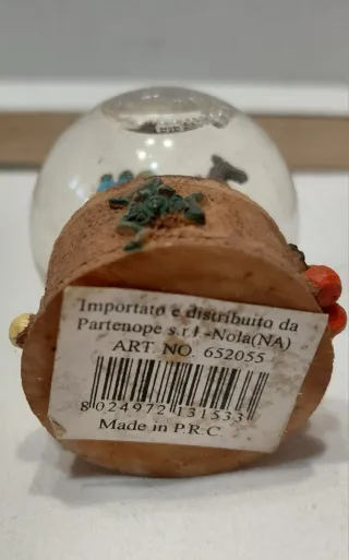 Palla di vetro souvenir Sicilia